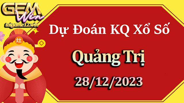 Soi cầu xổ số Quảng Trị 28/12/2023 - Song thủ lô chuẩn.