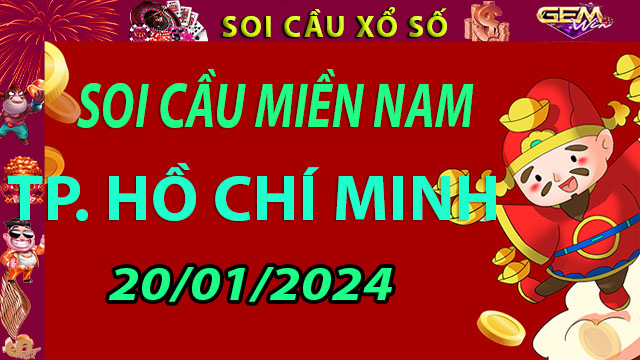 Soi Cầu Xổ Số TP. Hồ Chí Minh 20/01/2024 – Thống Kê XSTPHCM Từ Taigem12